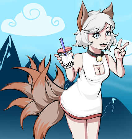 oc belongs to https://twitter.com/wimpkitty